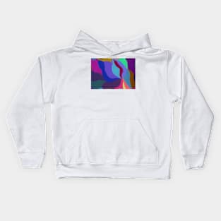 Rainbow patchwork Kids Hoodie